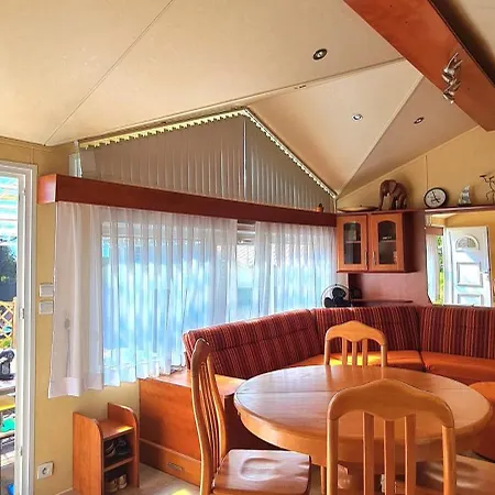 Joli Mobil-home Avec Terrain Terrasse 10min Du Puy Dufou אתר קמפינג Saint-Paul-en-Pareds